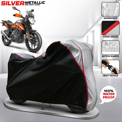 Love Me Waterproof Two Wheeler Cover for KTM(Duke 200, Black)