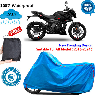 OliverX Waterproof Two Wheeler Cover for Bajaj(Pulsar N160, Blue)