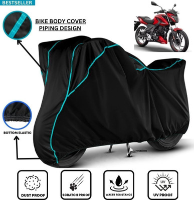 LE PRA Waterproof Two Wheeler Cover for Bajaj(Pulsar 150 DTS-i, Black)