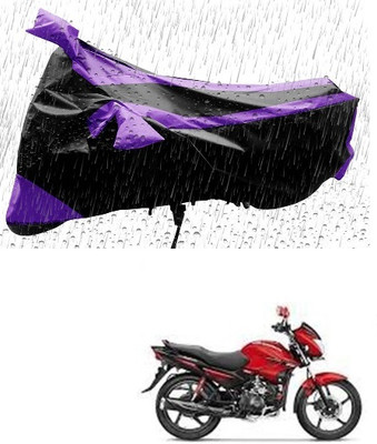 MISSION COLLECTION Waterproof Two Wheeler Cover for Hero(Glamour FI, Purple)