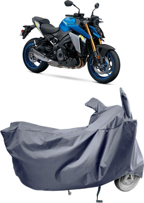 Amexride Two Wheeler Cover for Suzuki(GSX S1000, Grey)