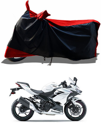 DeepShakshi AUTOMOTIVE Waterproof Two Wheeler Cover for Kawasaki(Ninja 400, Red)