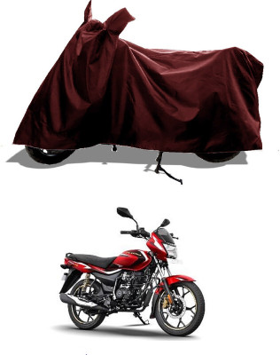 GROFATIK Two Wheeler Cover for Bajaj(Platina 110, Maroon)