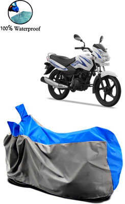 Autofly Waterproof Two Wheeler Cover for TVS(Star Sport, Grey, Blue)