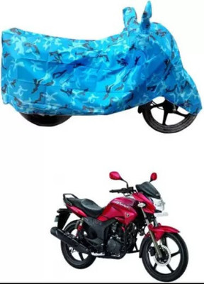 CARNEST Two Wheeler Cover for Hero(Hunk, Blue)