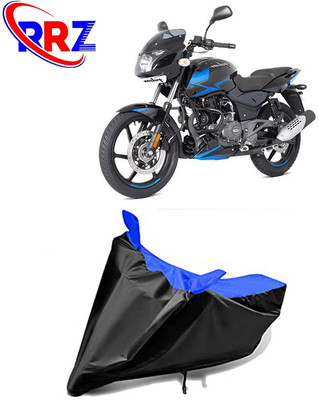 RRZ Waterproof Two Wheeler Cover for Bajaj(Pulsar 150 DTS-i, Black, Blue)