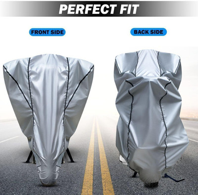 Shiv Kanha Waterproof Two Wheeler Cover for Suzuki(Access 125, Silver)