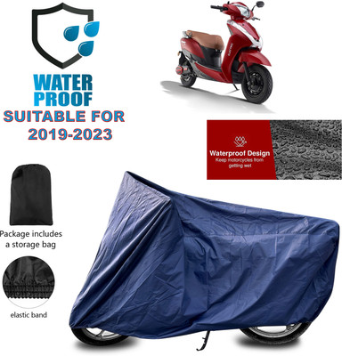 PAGORA Waterproof Two Wheeler Cover for Ampere(Magnus BS6, Blue)
