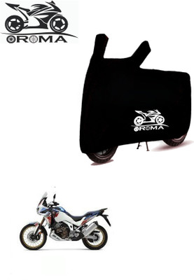 OliverX Waterproof Two Wheeler Cover for Honda(Africa Twin, Black)