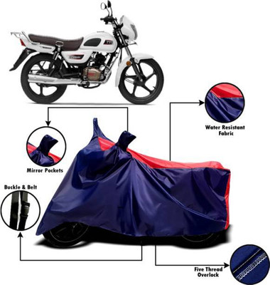 smwzxyu Waterproof Two Wheeler Cover for TVS(Radeon, Red, Blue)