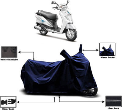KEDIT Two Wheeler Cover for Hero(Duet 125CC, Blue)