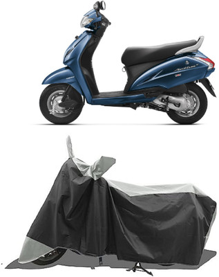 GROFATIK Two Wheeler Cover for Honda(Activa 3G, Grey)
