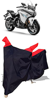 Amexride Two Wheeler Cover for CFMoto(650GT BS6, Black)