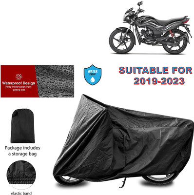 PAGORA Waterproof Two Wheeler Cover for Hero(Passion Xpro, Black)