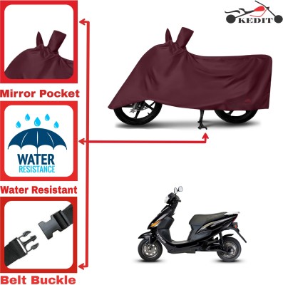 AASHTIK MART Two Wheeler Cover for Hero(Electric Cruz, Maroon)