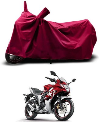 Ascension Two Wheeler Cover for Suzuki(Gixxer SF, Red)