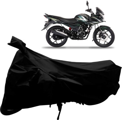 MMSSTAR Waterproof Two Wheeler Cover for Bajaj(Discover 150 f, Black)