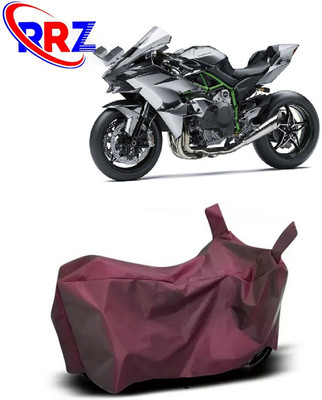 RRZ Waterproof Two Wheeler Cover for Kawasaki(Ninja H2R, Maroon)