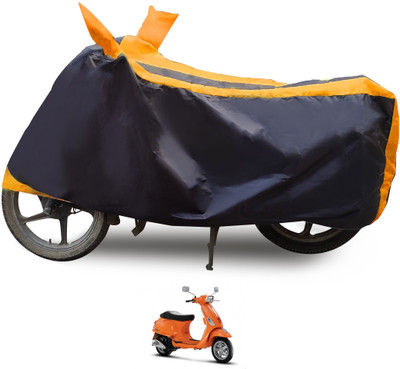 Euro Care Waterproof Two Wheeler Cover for Vespa(Vespa SXL, Orange)