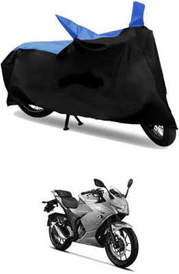 MMSSTAR Waterproof Two Wheeler Cover for Suzuki(Blue, Black)