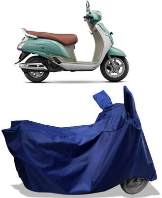Amexride Two Wheeler Cover for Suzuki(Access, Blue)