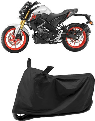 AASHTIK MART Two Wheeler Cover for Yamaha(MT-15, Black)