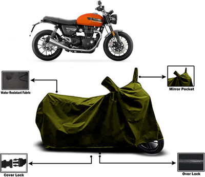 Amexride Two Wheeler Cover for Triumph(Speed Twin, Green)