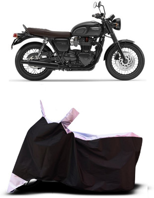 VESMEI Two Wheeler Cover for Triumph(Bonneville T120 Black BS6, White)