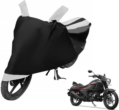 Auto Hub Two Wheeler Cover for Suzuki(Intruder 250, White)