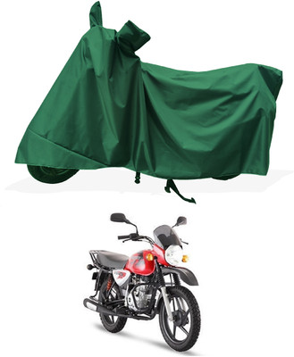 Tricway Two Wheeler Cover for Bajaj(Boxer BM 150, Green)