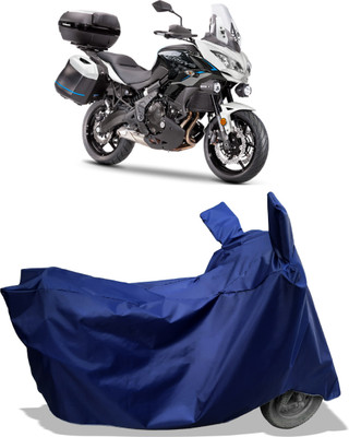 Amexride Two Wheeler Cover for Kawasaki(Versys 650, Blue)