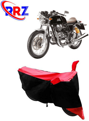 RRZ Waterproof Two Wheeler Cover for Royal Enfield(Continental GT 650, Black, Red)