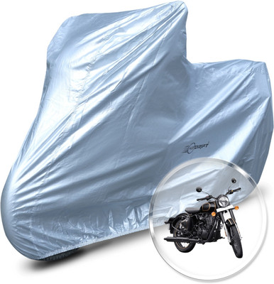 Neodrift Two Wheeler Cover for Royal Enfield(Classic 500, Silver)