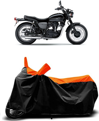 VESMEI Two Wheeler Cover for Kawasaki(W800 BS6, Orange)