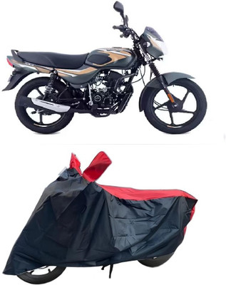 BJT Waterproof Two Wheeler Cover for Bajaj(CT 100, Red)
