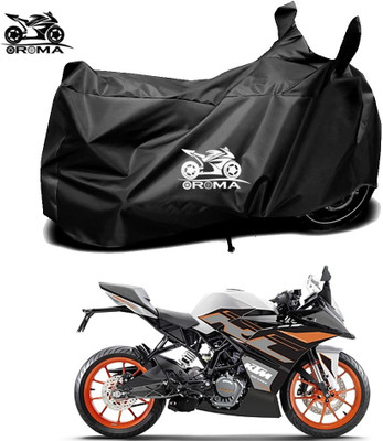 THE REAL ARV Waterproof Two Wheeler Cover for Bajaj(125 Duke, Black)