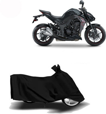 DeepShakshi AUTOMOTIVE Waterproof Two Wheeler Cover for Kawasaki(Z1000, Black)