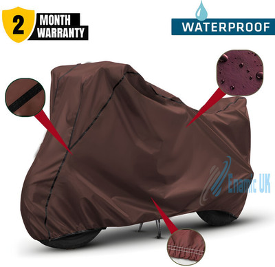 Enamic UK Waterproof Two Wheeler Cover for Honda(Dio, Maroon, Black)