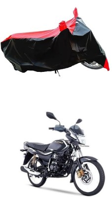 VESMEI Two Wheeler Cover for Bajaj(Platina 110 H-Gear BS6, Red)