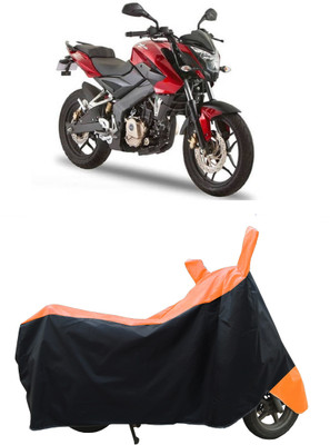 Coxtor Waterproof Two Wheeler Cover for Bajaj(Pulsar 180NS, Orange)