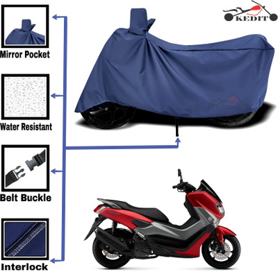 KEDIT Two Wheeler Cover for Yamaha(NMax 155, Blue)