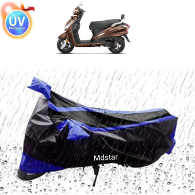 MMSSTAR Waterproof Two Wheeler Cover for Bajaj(Pulsar SS400 BS6, Blue, Black)