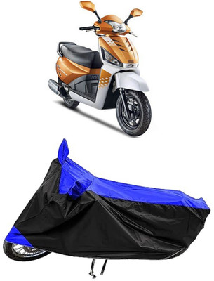 MMSSTAR Two Wheeler Cover for Mahindra(Gusto Electric BS6, Blue)