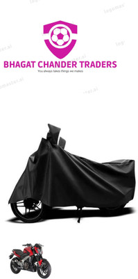 bhagat chander traders Waterproof Two Wheeler Cover for Bajaj(Pulsar 220 DTS-i, Black)