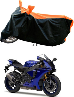 DeepShakshi AUTOMOTIVE Waterproof Two Wheeler Cover for Yamaha(YZF R1, Orange)
