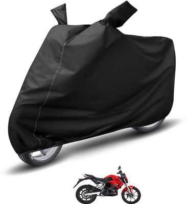 MOCKHE Waterproof Two Wheeler Cover for Revolt(RV 400, Black)