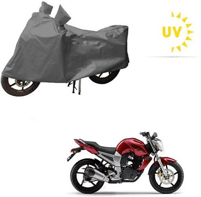 MMSSTAR Waterproof Two Wheeler Cover for Yamaha(FZ16, Grey)