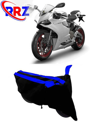 RRZ Waterproof Two Wheeler Cover for Ducati(899 Panigale, Black, Blue)