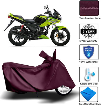 MISSION COLLECTION Waterproof Two Wheeler Cover for Honda(CBR 250R, Maroon)