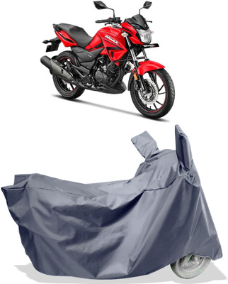 Amexride Two Wheeler Cover for Hero(Hunk, Grey)